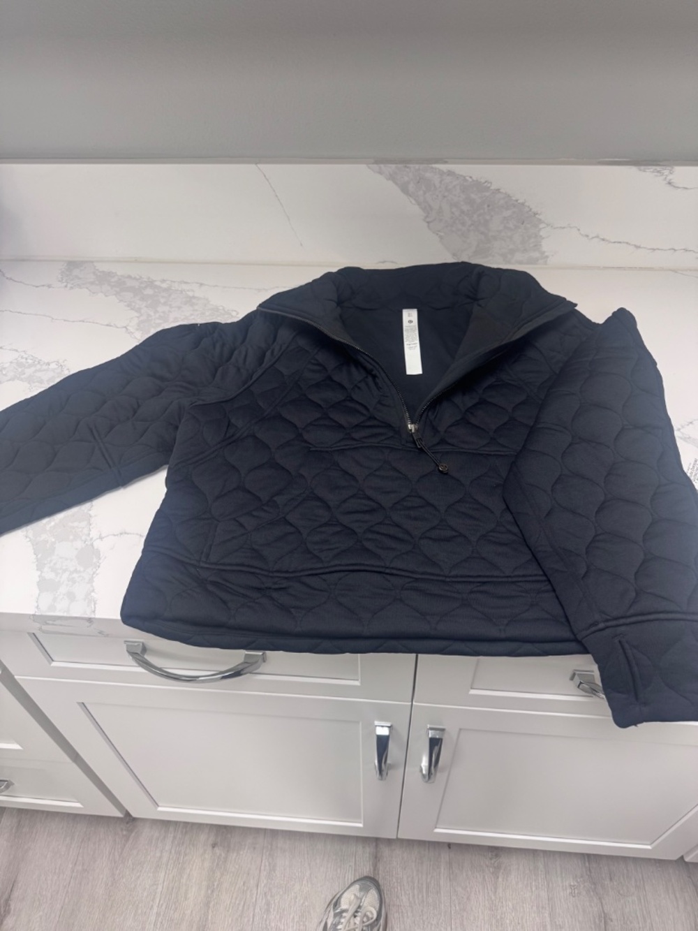 Lululemon Scuba Oversized Quilted Half Zip